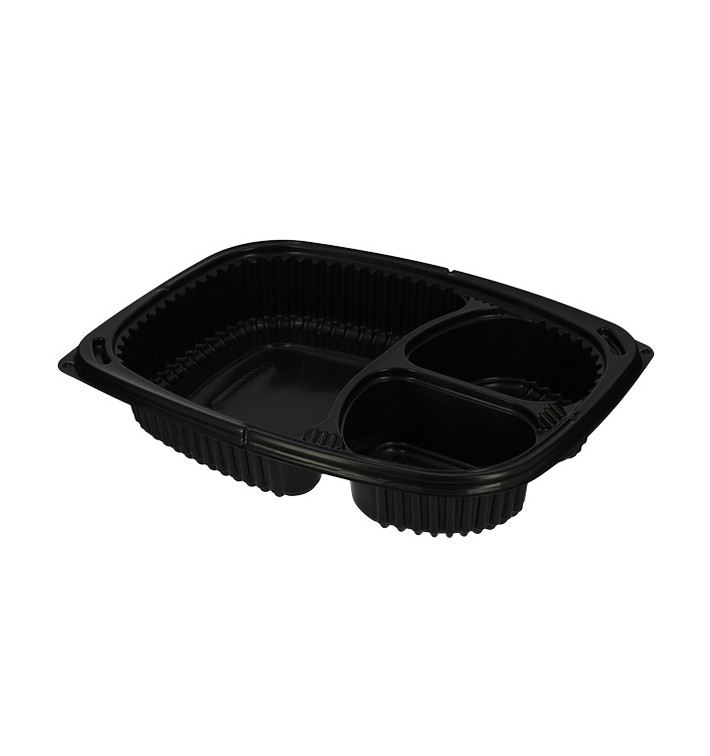 Plastic Container PP Rectangular Shape 3C 1250ml 25,5x18,9x4,5cm (320 Units) Plastic Container PP Rectangular Shape 3C 1250ml 25,5x18,9x4,5cm (320 Units)