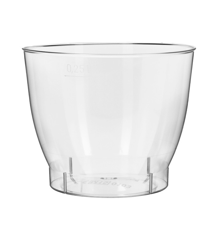 Plastic Cup PS Injection Moulding "Cool Cup PS" 250 ml (25 Units) Plastic Cup PS Injection Moulding "Cool Cup PS" 250 ml (25 Units)