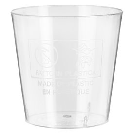 Plastic Shot PS "Moon" Clear 40ml (50 Units) 
