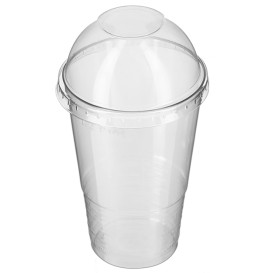 Plastic Dome Lid PP Closed Transp. Ø7,9cm (1.000 Units)