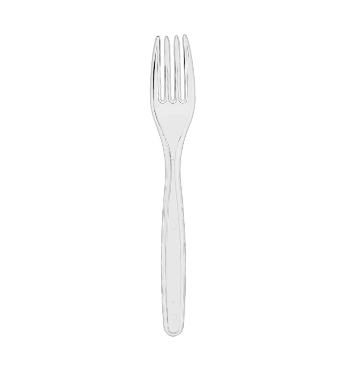 Reusable Fork PS Transparent 180mm (20 Units) Reusable Fork PS Transparent 180mm (20 Units)