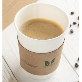 Paper Cup Sleeve Corrugated 12 / 20 Oz (100 Units)