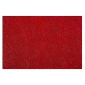 Non-Woven PLUS Tablecloth Roll Red 0,40x45m P30cm (1 Unit) 