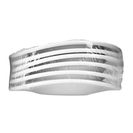 Tasting Plastic Plate Durable SAN "Ellipse" White 10ml (6 Units) 