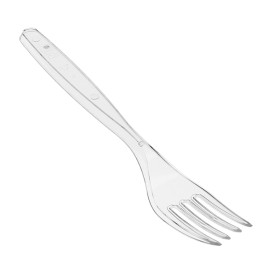 Reusable Fork PS "Diamant" Transparent 180mm (600 Units)