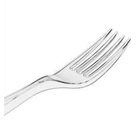 Reusable Fork PS "Diamant" Transparent 180mm (20 Units)