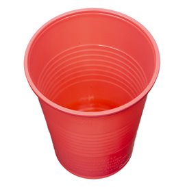 Plastic Cup PS Red 200ml Ø7cm (1.500 Units)