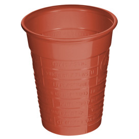 Plastic Cup PS Red 200ml Ø7cm (1.500 Units)