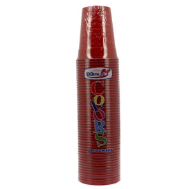 Plastic Cup PS Red 200ml Ø7cm (1.500 Units)