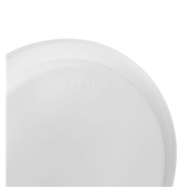 Reusable Plate Flat Economic PS White Ø17cm (400 Units)