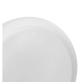 Reusable Plate Flat Economic PS White Ø17cm (400 Units)