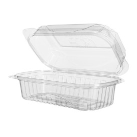 Plastic Deli Container with Lid, 24 oz, Clear, Plastic, 240/Carton