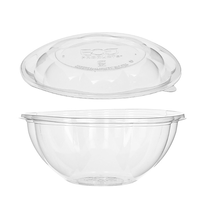 Salad Bowl with Lid PLA 710ml (150 Units)