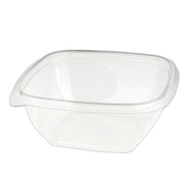 Plastic Bowl PET Square Shape 375ml 125x125x50mm (500 Units)