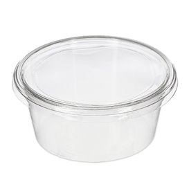 Lid for Tub Deli Container PLA Clear Compostable 145ml (100 Units)