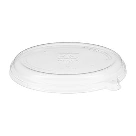 Plastic Lid RPET for Oval Sugarcane Tray Ecologic Clear 710 and 940 ml (50 Units) 