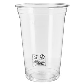 Cornstarch Cup PLA Bio Clear 550ml Ø9,5cm (70 Units) 