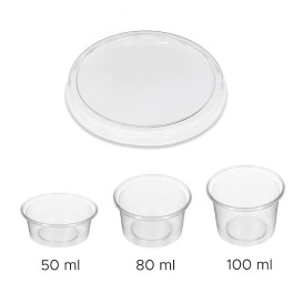 Jar for Sauces PP Trans. 50ml (1.000 Units)