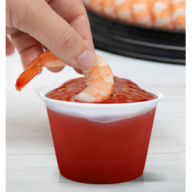 Plastic Souffle Cup PP Clear 165ml Ø7,3cm (125 Units)  