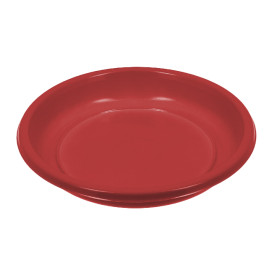 Reusable Plate Deep Economic PS Red Ø20,5cm (25 Units) 