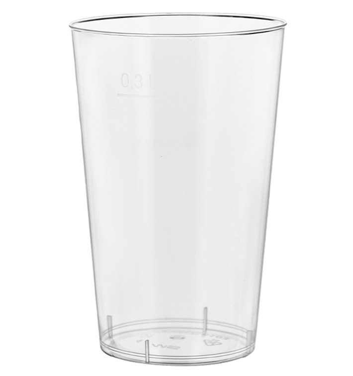 Plastic Cup PS Injection Moulding Clear 300 ml (25 Units) Plastic Cup PS Injection Moulding Clear 300 ml (25 Units)