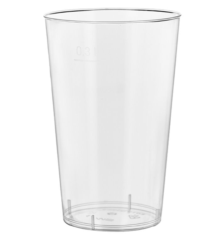 32 OZ Clear Reusable Plastic Cups, 5 Pack Plastic Tumblers with