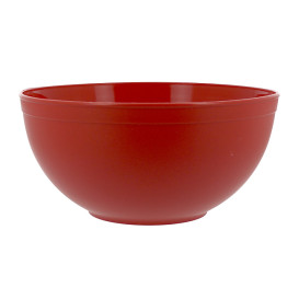 Bowl Reusable Durable PP Mineral Red 2l Ø20cm (36 Units)