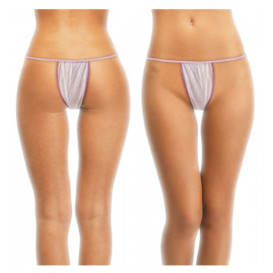 Disposable Tanga TST PP Lady Large size White (100 Units)