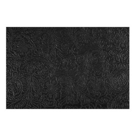 Non-Woven PLUS Tablecloth Black 120x120cm (150 Units) 