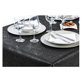 Non-Woven PLUS Tablecloth Black 120x120cm (150 Units) 