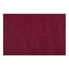 Non-Woven PLUS Tablecloth Burgundy 120x120cm (100 Units) 