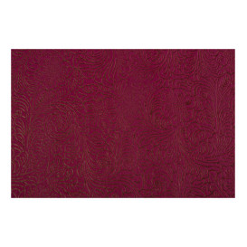 Non-Woven PLUS Tablecloth Burgundy 120x120cm (100 Units) 