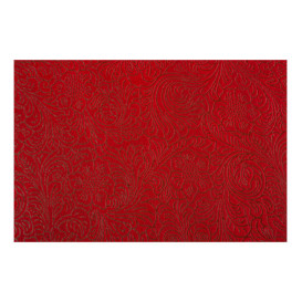 Non-Woven PLUS Tablecloth Red 120x120cm (100 Units) 