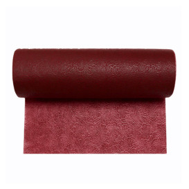 Non-Woven PLUS Tablecloth Roll Burgundy 1,2x50m P40cm (1 Unit) 