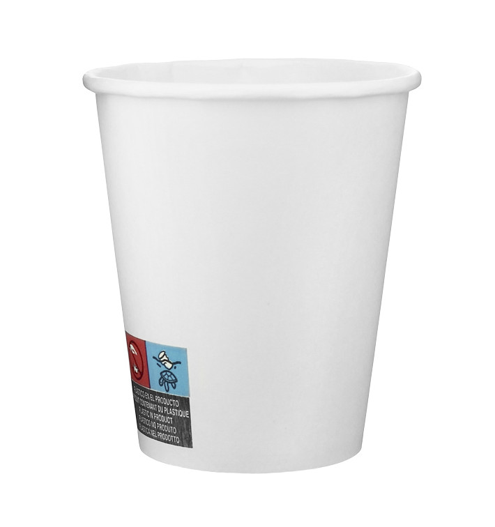 Paper Cup White 9 Oz/280ml Ø8,1cm (600 Units) Paper Cup White 9 Oz/280ml Ø8,1cm (600 Units)