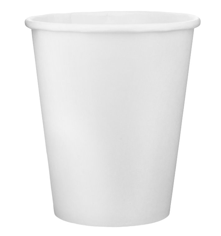 Paper Cup White 9 Oz/280ml Ø8,1cm (50 Units) Paper Cup White 9 Oz/280ml Ø8,1cm (50 Units)