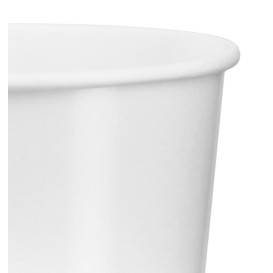 Ice cream cardboard cup 240ml 8oz white medium