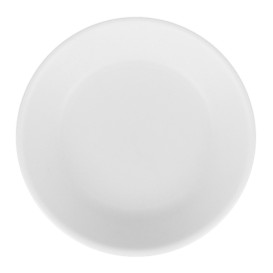Reusable Plate Durable PP Mineral White Ø18cm (6 Units)
