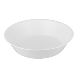 Reusable Plate Durable PP Mineral White Ø18cm (6 Units)