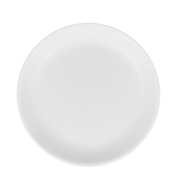 Reusable Plate Durable PP Mineral White Ø21cm (54 Units) Reusable Plate Durable PP Mineral White Ø21cm (54 Units)