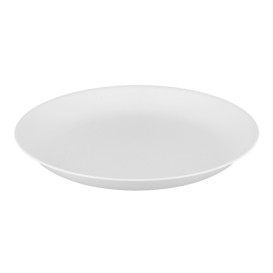 Reusable Plate Durable PP Mineral White Ø21cm (54 Units)