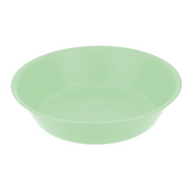 Reusable Plate Durable PP Mineral Green Ø18cm (54 Units)