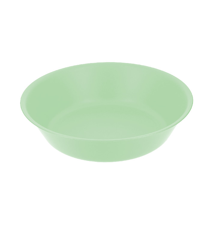 Reusable Plate Durable PP Mineral Green Ø18cm (6 Units) Reusable Plate Durable PP Mineral Green Ø18cm (6 Units)