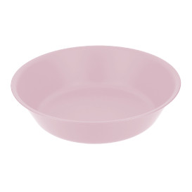 Reusable Plate Durable PP Mineral Pink Ø18cm (6 Units)