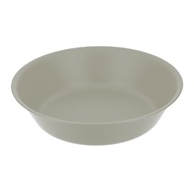 Reusable Plate Durable PP Mineral Grey Ø18cm (6 Units)