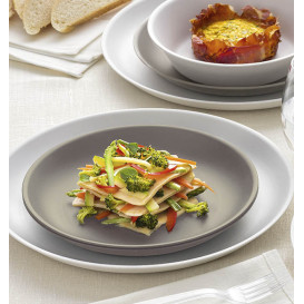 Reusable Plate Durable PP Mineral Pink Ø23,5cm (54 Units)