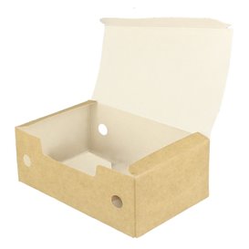 Paper Take-Out Box Small size Kraft 1,15x0,72x0,43,m (750 Units)