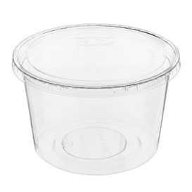 Lid for Tub Deli Container PLA 235,355,470,940ml (50 Units) 
