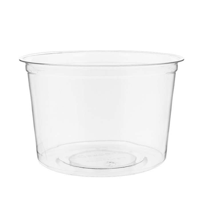 Tub Deli Container PLA Clear Compostable 470ml (50 Units) Tub Deli Container PLA Clear Compostable 470ml (50 Units)