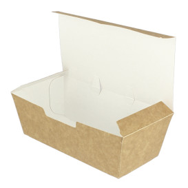 Paper Take-Out Box Kraft 16,5x7,5x6cm (25 Units)